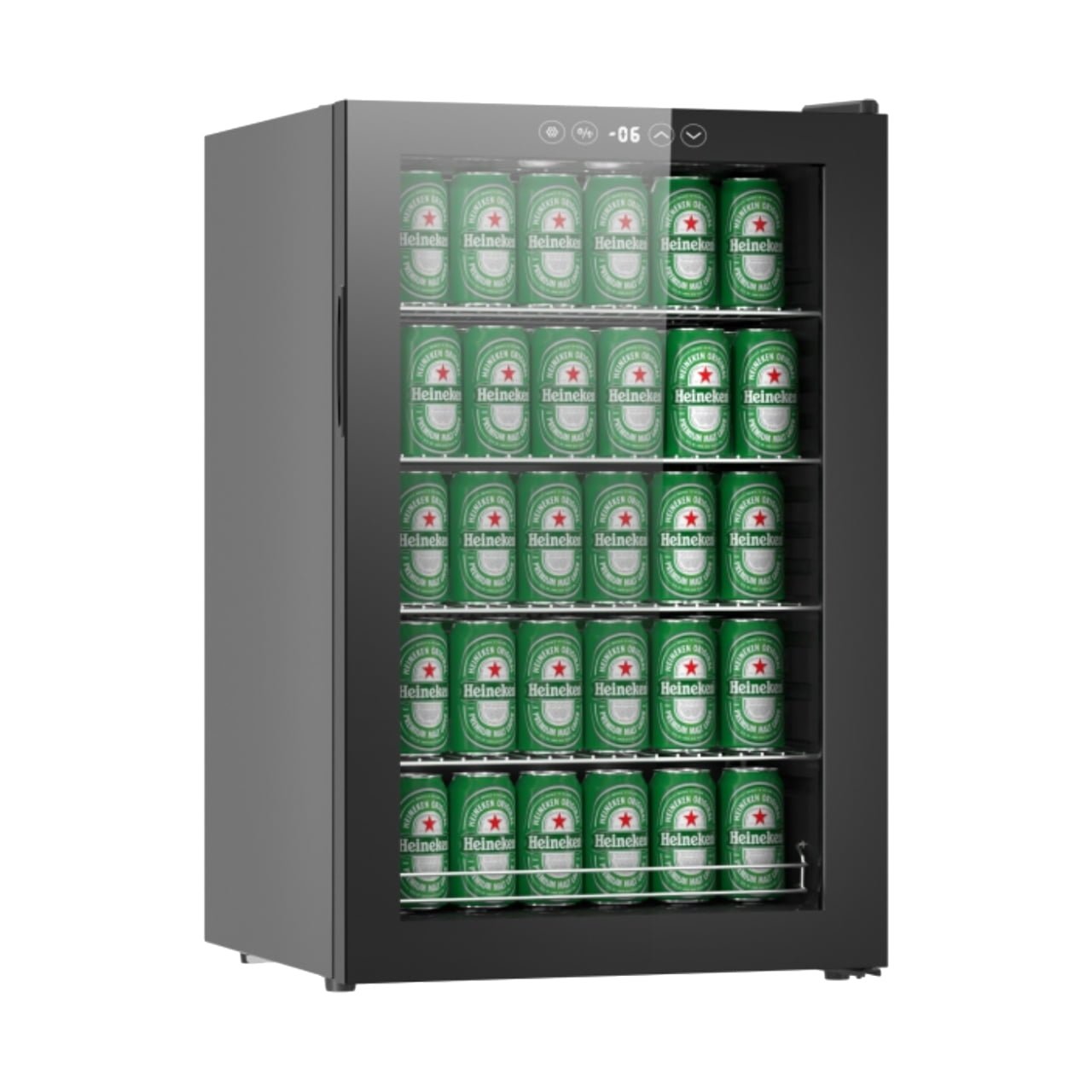 beer fridge 106L beverage cooler display refrigerator