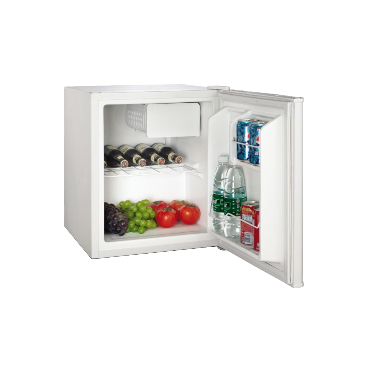 compressor minibar 42L interior storage hotel fridge open door
