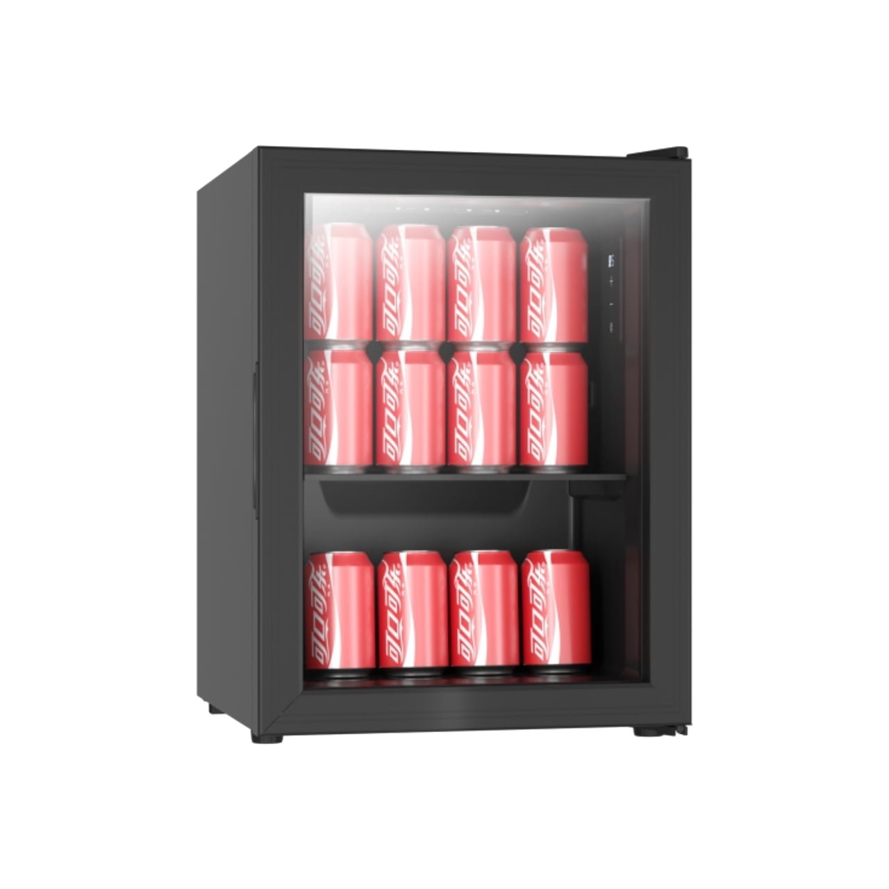 glass door mini bar 37L display fridge