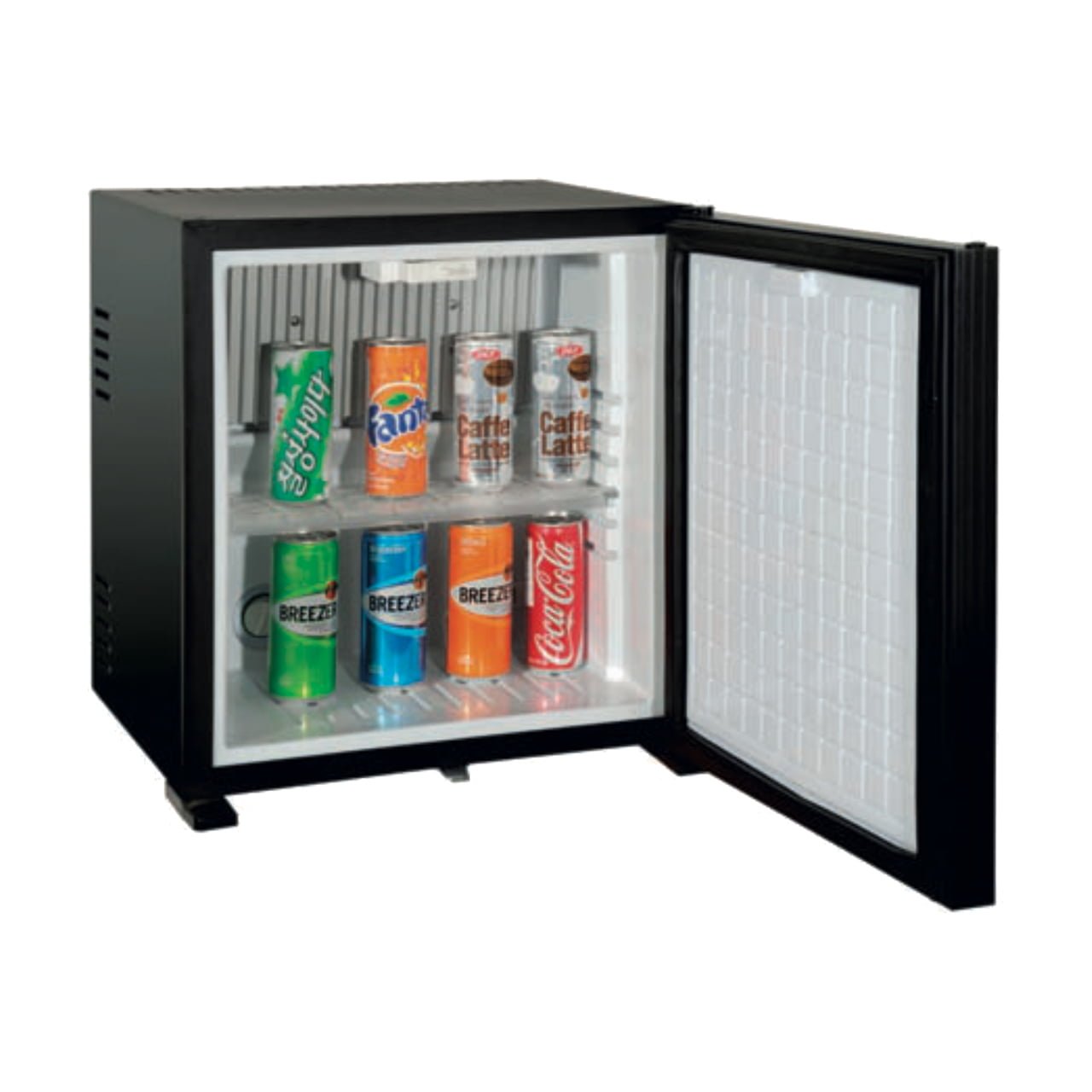 silent absorption mini bar 32L open door interior storage