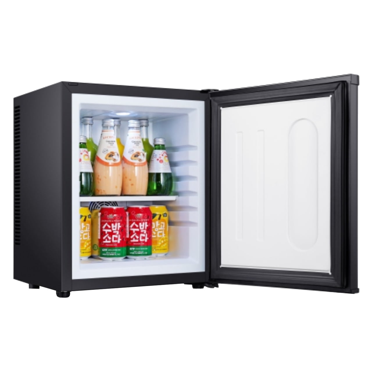 silent mini bar 18L open door beverage storage