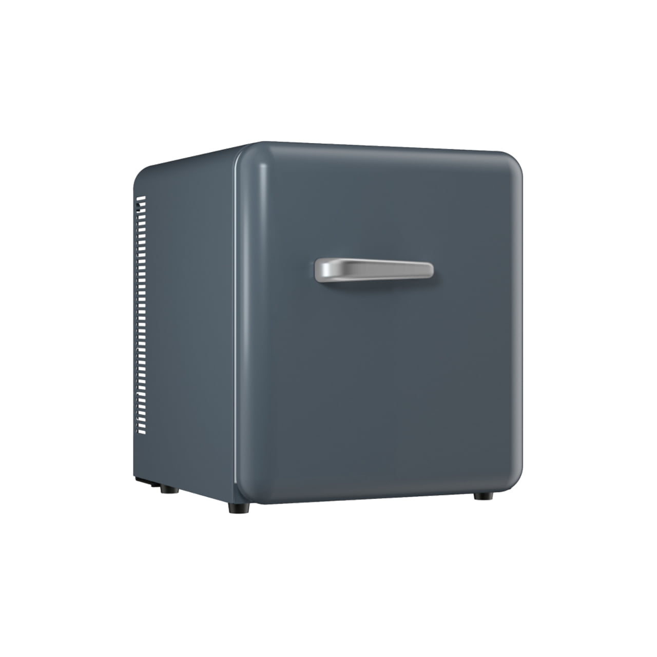 silent retro mini bar 26L grey thermoelectric fridge